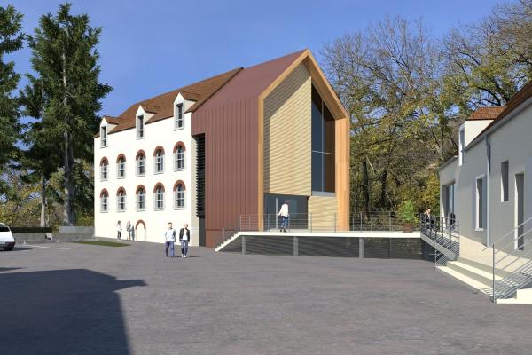 Avant projet sommaire vue de l'entrée